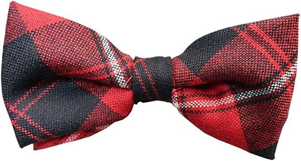 Gents Pure Wool Cunningham Tartan Bow Tie Made in Scotland