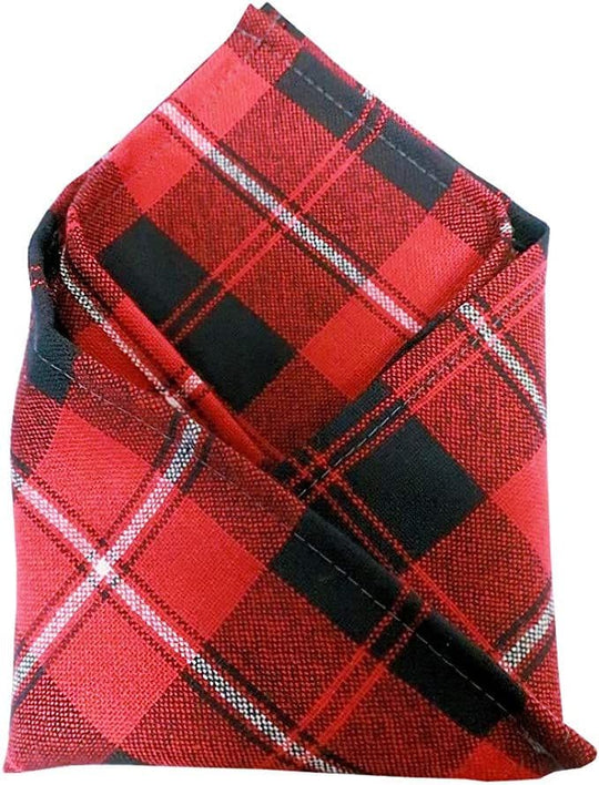Gents Pure Wool Cunningham Tartan Pocket Square - Made In Scotland