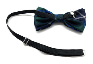 Gents Pure Wool Douglas Modern Tartan Bow Tie - Made in Scotland