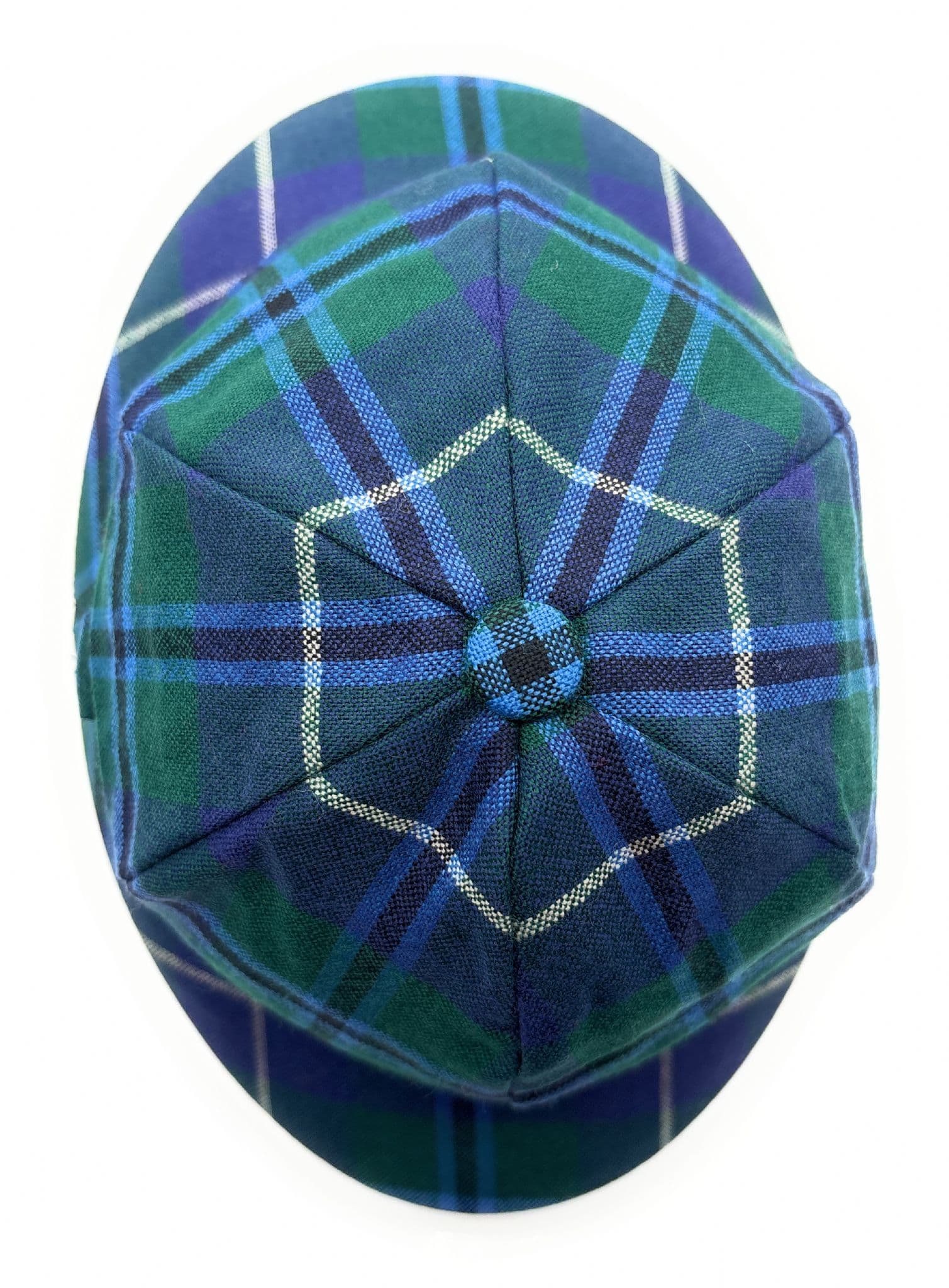 Gents Pure Wool Douglas Modern Tartan Deerstalker Hat