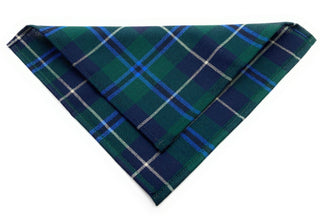 Gents Pure Wool Douglas Tartan Pocket Square - Made in Scotland