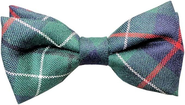 Gents Pure Wool Duncan Modern Tartan Bow Tie Made in Scotland