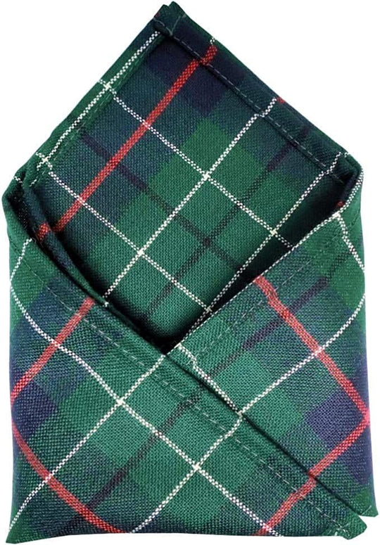 Gents Pure Wool Duncan Modern Tartan Pocket Square - Made In Scotland