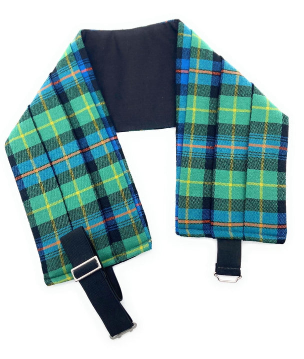 Gents Pure Wool Farquharson Ancient Tartan Cummerbund Made In Scotland