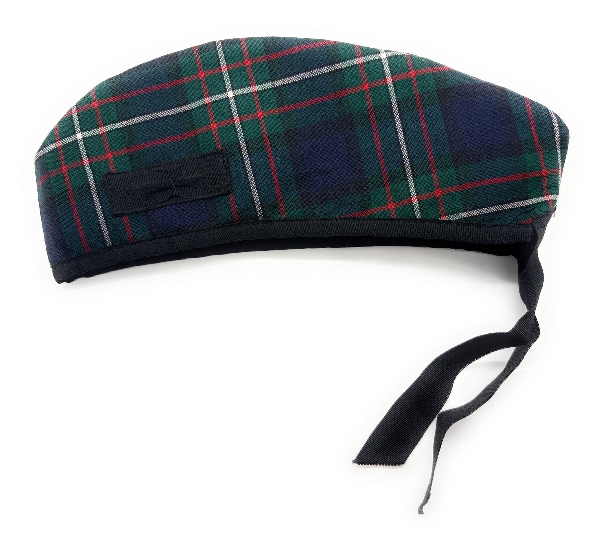 Gents Pure Wool Ferguson Modern Tartan Glengarry Hat - Made in Scotland