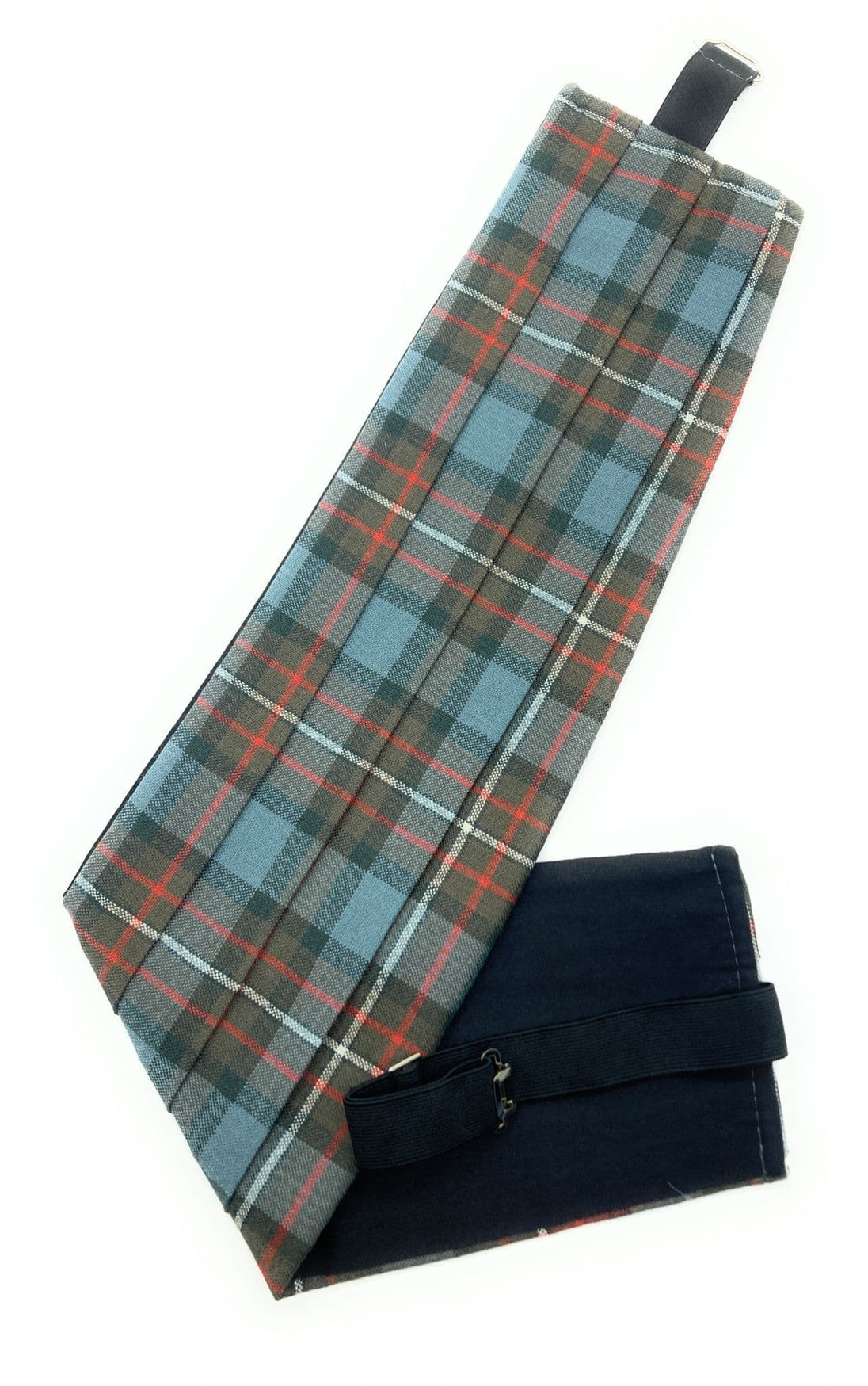 Gents Pure Wool Ferguson Weathered Tartan Cummerbund Made In Scotland