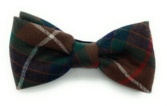 Gents Pure Wool Fraser Hunting Tartan Bow Tie Made in Scotland