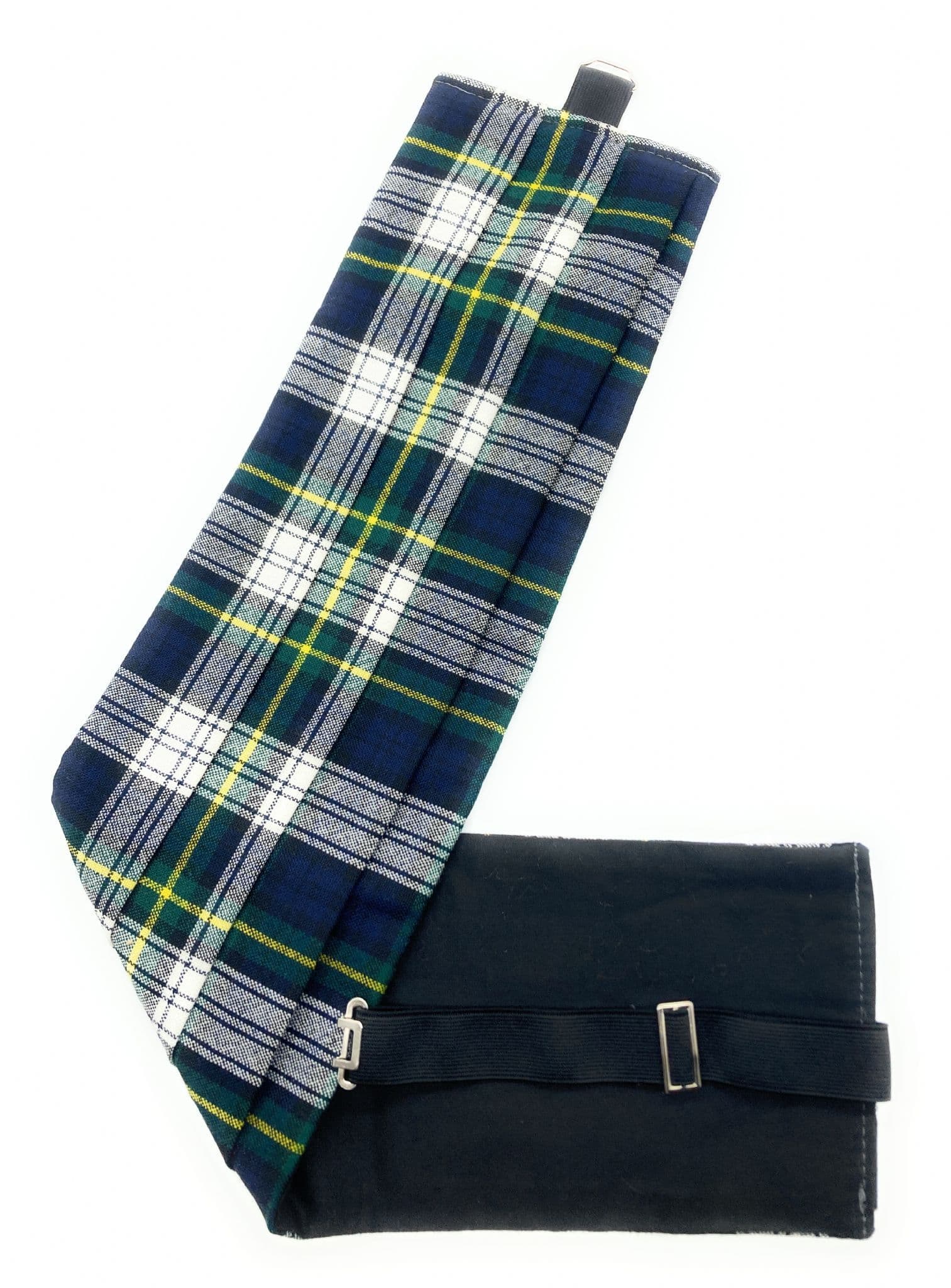 Gents Pure Wool Gordon Dress Tartan Cummerbund Made In Scotland