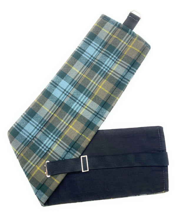 Gents Pure Wool Gordon Weathered Tartan Cummerbund Made In Scotland