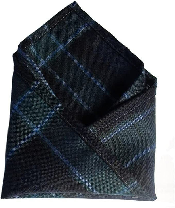 Gents Pure Wool Graham of Menteith Tartan Pocket Square - Made In Scotland