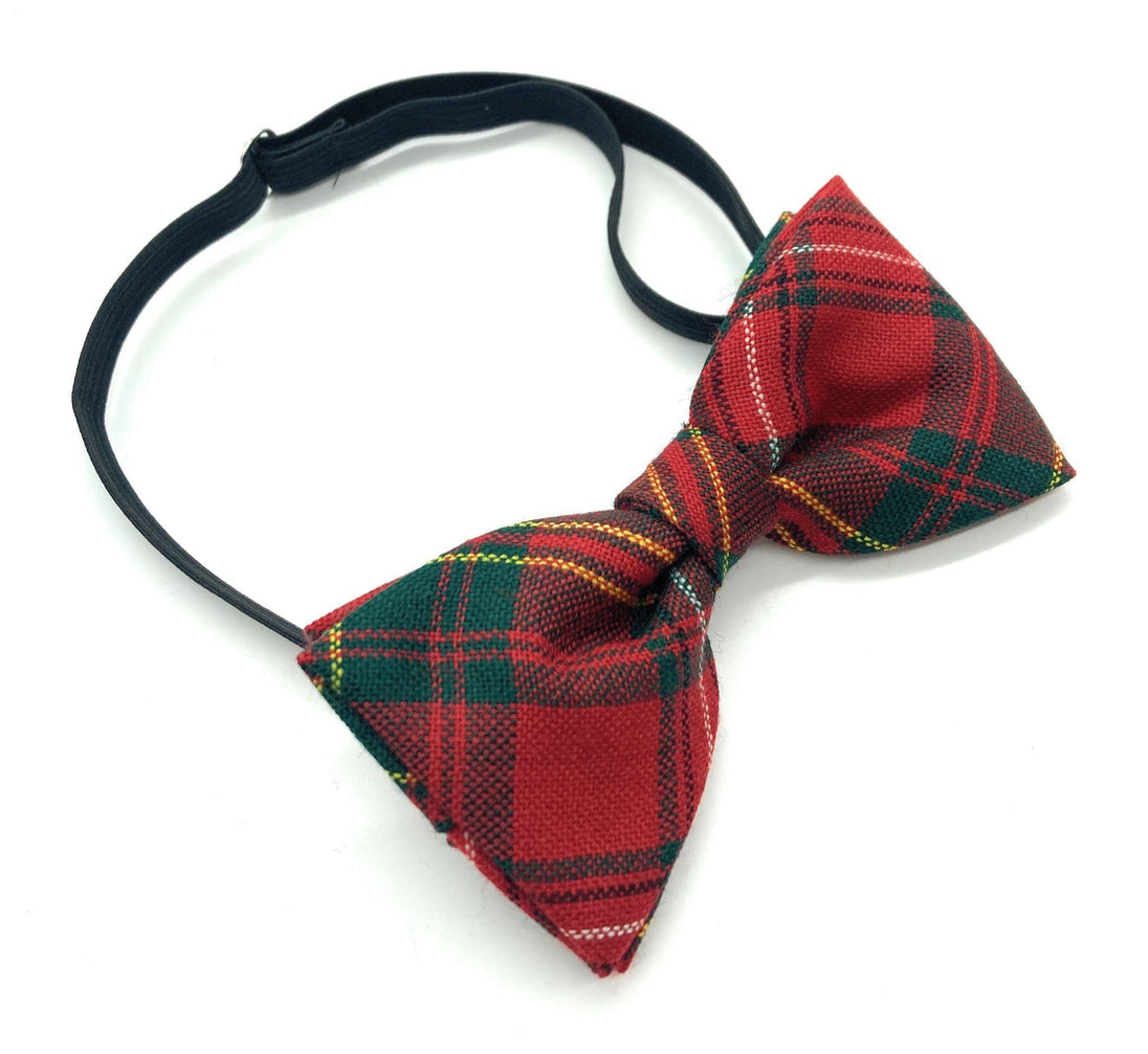 Gents Pure Wool Hay Modern Tartan Bow Tie Made in Scotland
