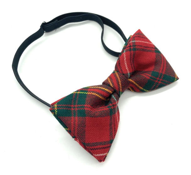 Gents Pure Wool Hay Modern Tartan Bow Tie Made in Scotland
