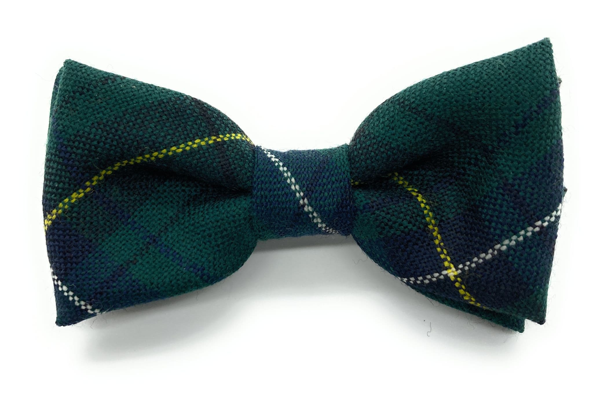 Gents Pure Wool Henderson Modern Tartan Bow Tie Made in Scotland