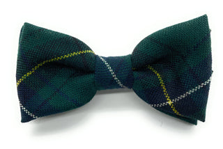 Gents Pure Wool Henderson Modern Tartan Bow Tie Made in Scotland