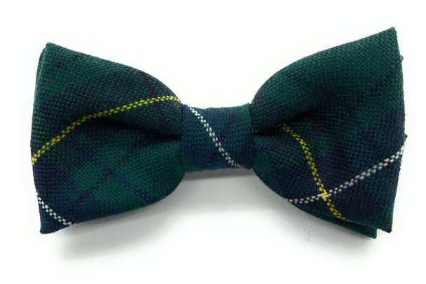Gents Pure Wool Henderson Modern Tartan Bow Tie Made in Scotland