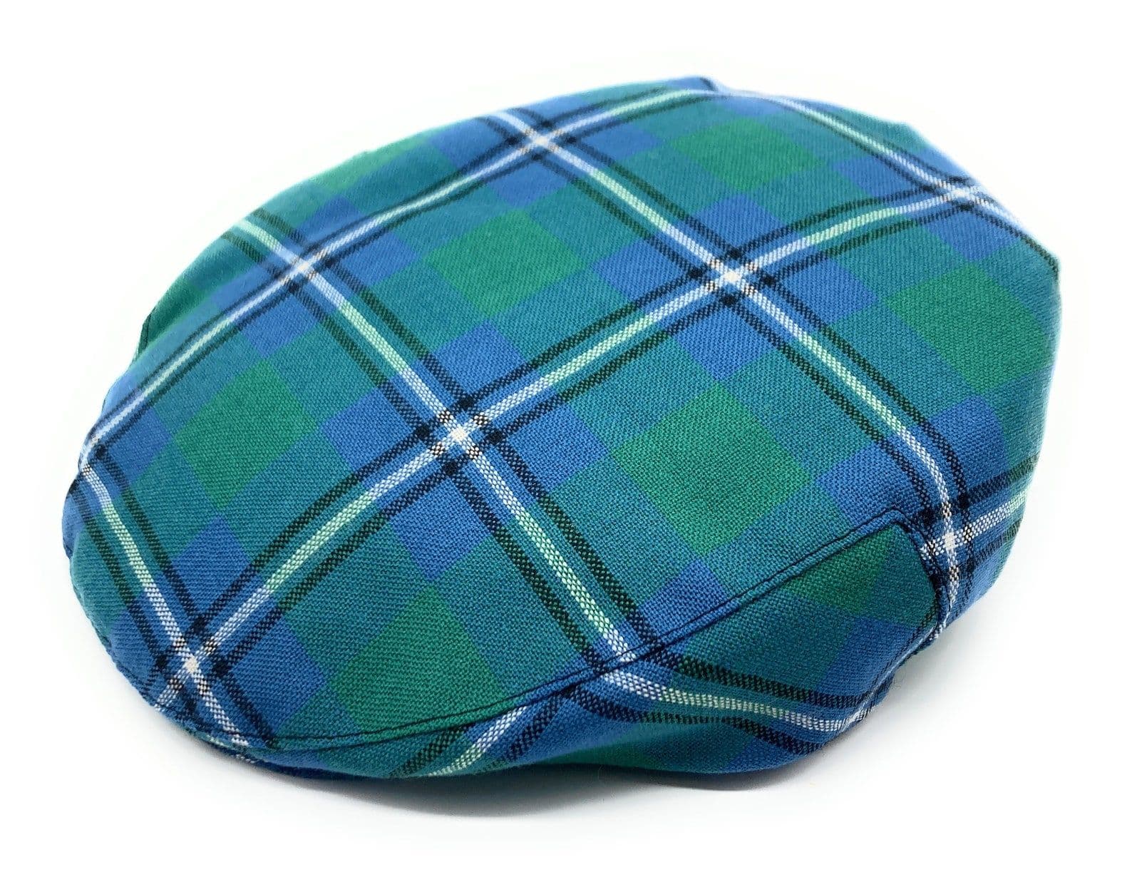 Gents Pure Wool Irvine Ancient Tartan Flat Cap