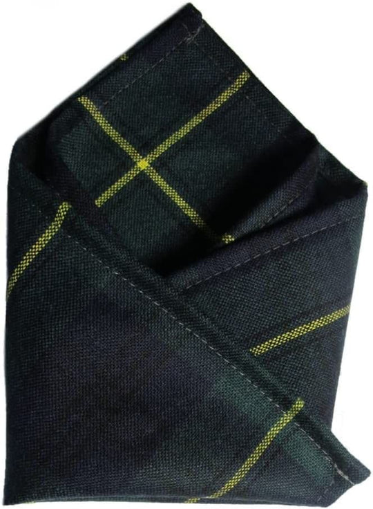 Gents Pure Wool Johnstone Modern Tartan Pocket Square - Made In Scotland