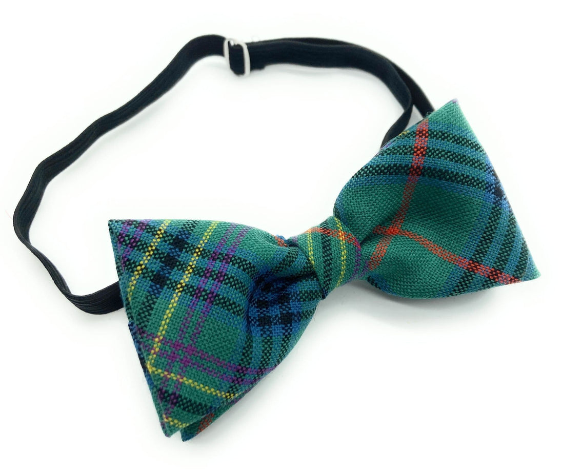 Gents Pure Wool Kennedy Ancient Tartan Bow Tie Made in Scotland