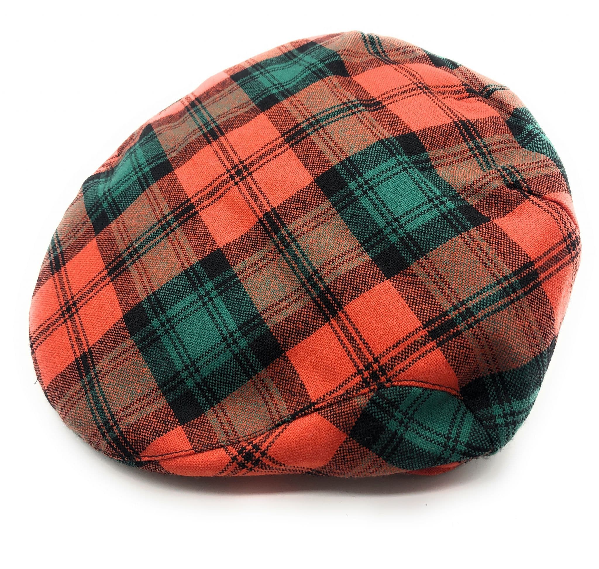 Gents Pure Wool Kerr Ancient Tartan Flat Cap - Made in Scotland