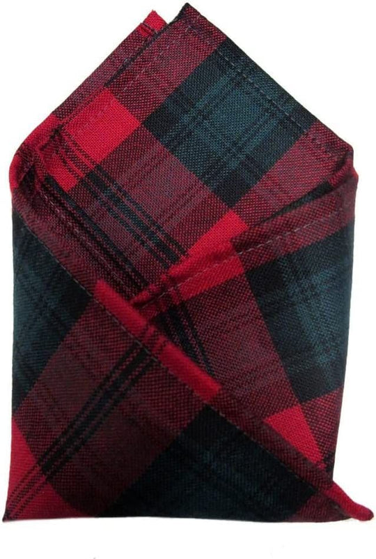 Gents Pure Wool Kerr Modern Pocket Square - Made In Scotland