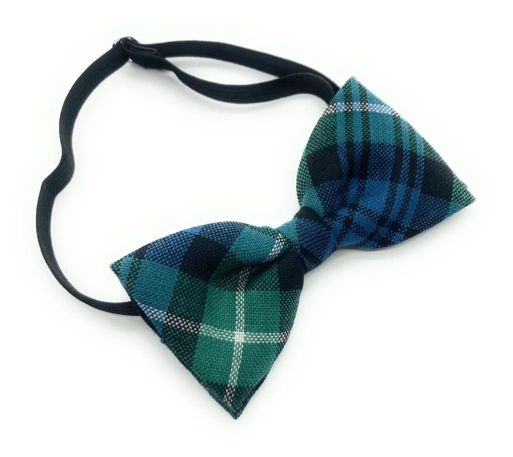 Gents Pure Wool Lamont Ancient Tartan Bow Tie Made in Scotland