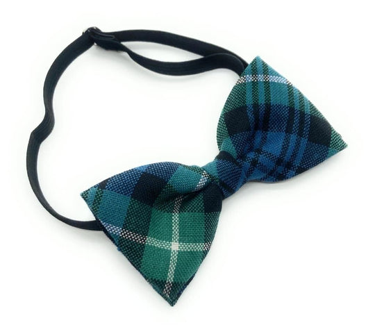Gents Pure Wool Lamont Ancient Tartan Bow Tie Made in Scotland