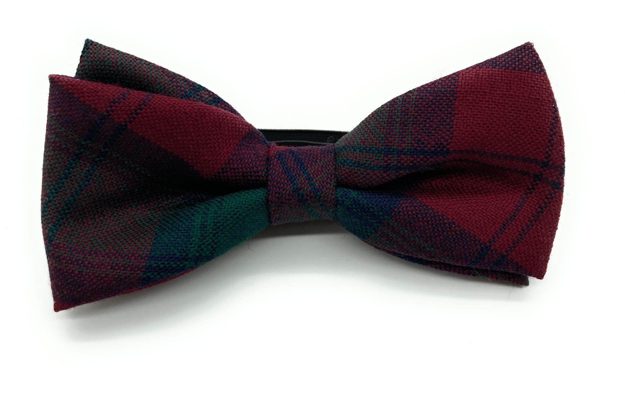Gents Pure Wool Lindsay Tartan Bow Tie Made in Scotland