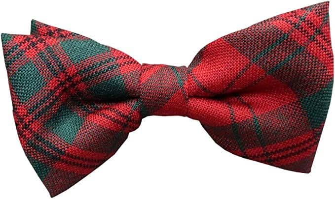 Gents Pure Wool Livingstone Tartan Bow Tie Made in Scotland