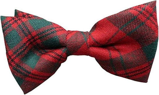 Gents Pure Wool Livingstone Tartan Bow Tie Made in Scotland