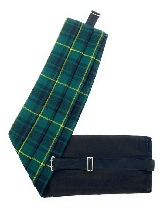Gents Pure Wool MacArthur Modern Tartan Cummerbund Made In Scotland
