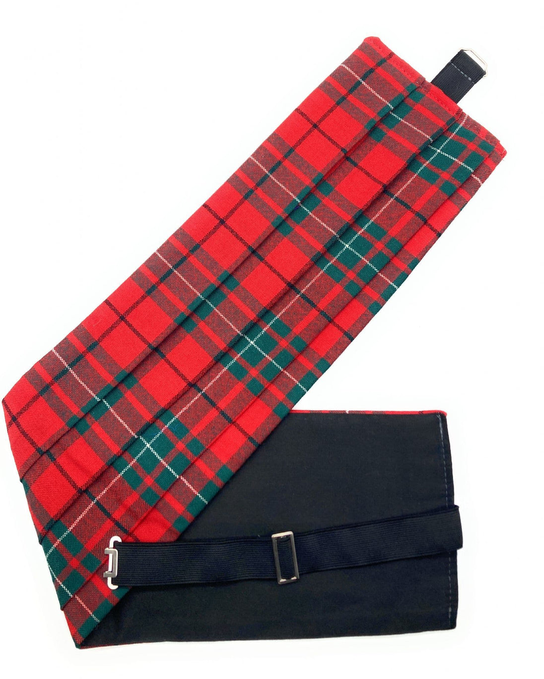 Gents Pure Wool MacAuley Modern Tartan Cummerbund Made In Scotland