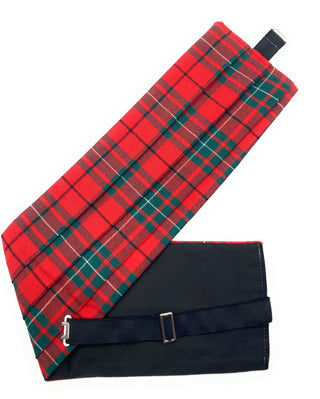 Gents Pure Wool MacAuley Modern Tartan Cummerbund Made In Scotland
