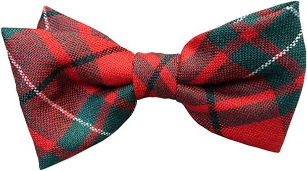 Gents Pure Wool Macauley Tartan Bow Tie Made in Scotland