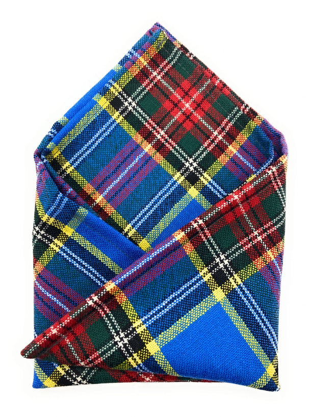 Gents Pure Wool MacBeth Tartan Pocket Square - Made In Scotland