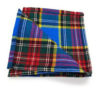 Gents Pure Wool MacBeth Tartan Pocket Square - Made In Scotland