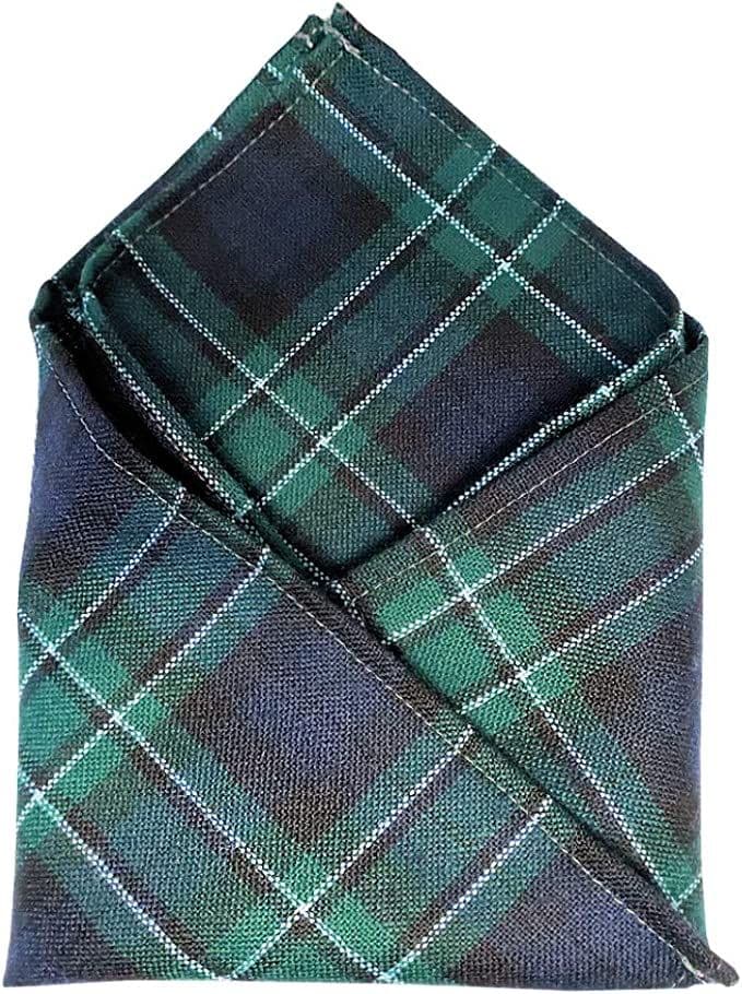 Gents Pure Wool Maccallum Tartan Pocket Square - Made In Scotland