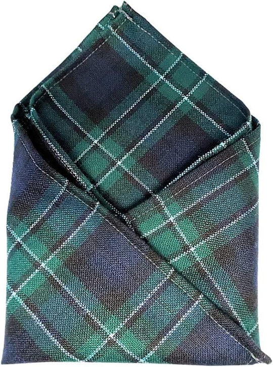 Gents Pure Wool Maccallum Tartan Pocket Square - Made In Scotland