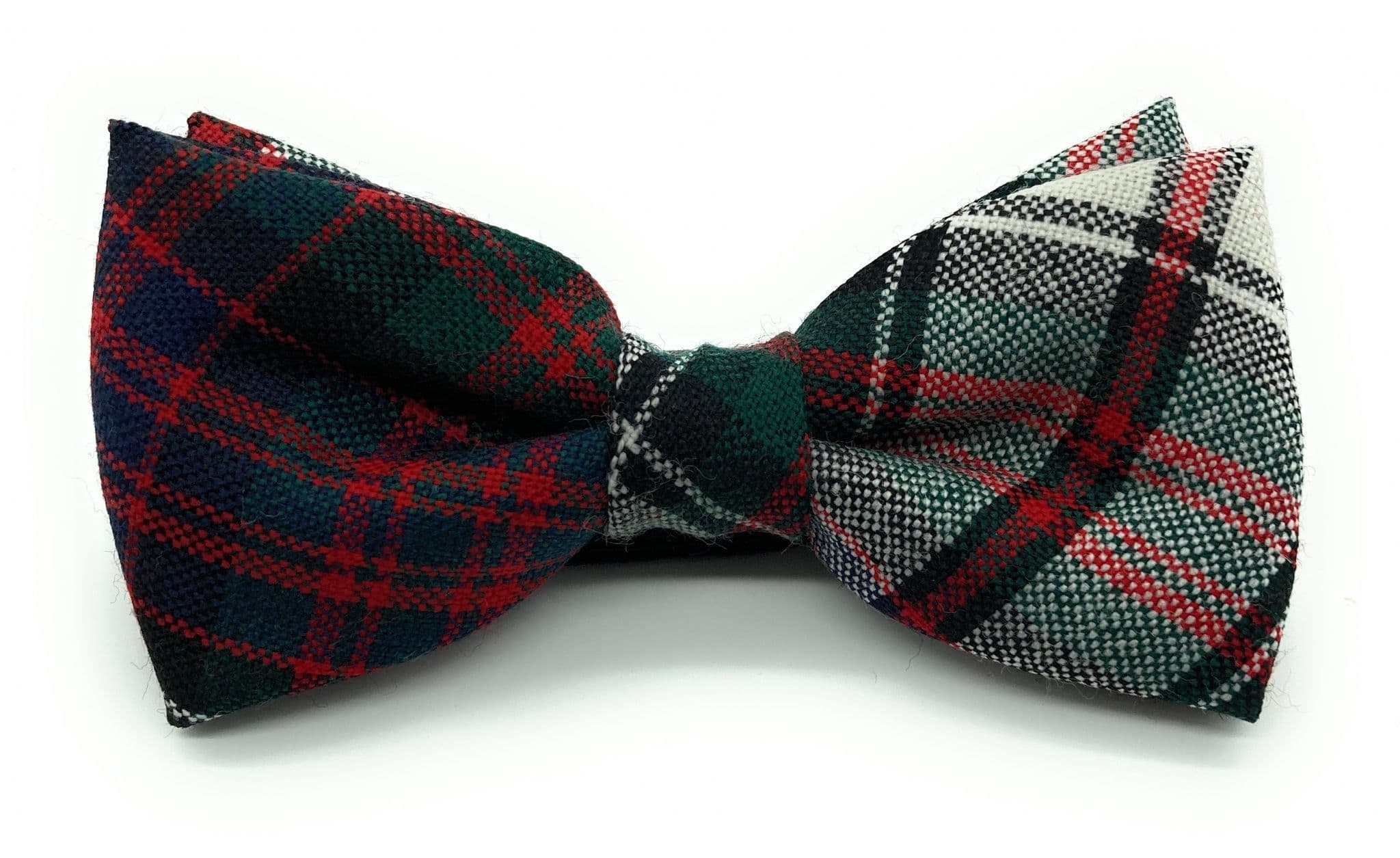 Gents Pure Wool MacDonald Dress Tartan Bow Tie By Ingles Buchan of Scotland