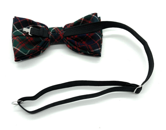 Gents Pure Wool MacDonald of Clanranald Modern Tartan Bow Tie -Made in Scotland