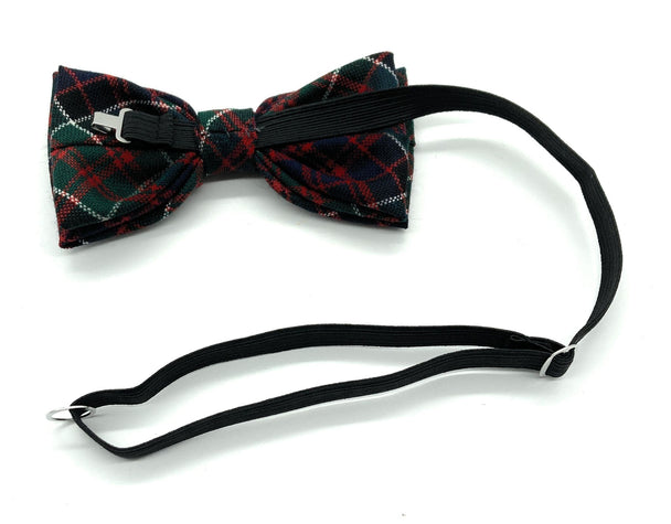 Gents Pure Wool MacDonald of Clanranald Modern Tartan Bow Tie -Made in Scotland
