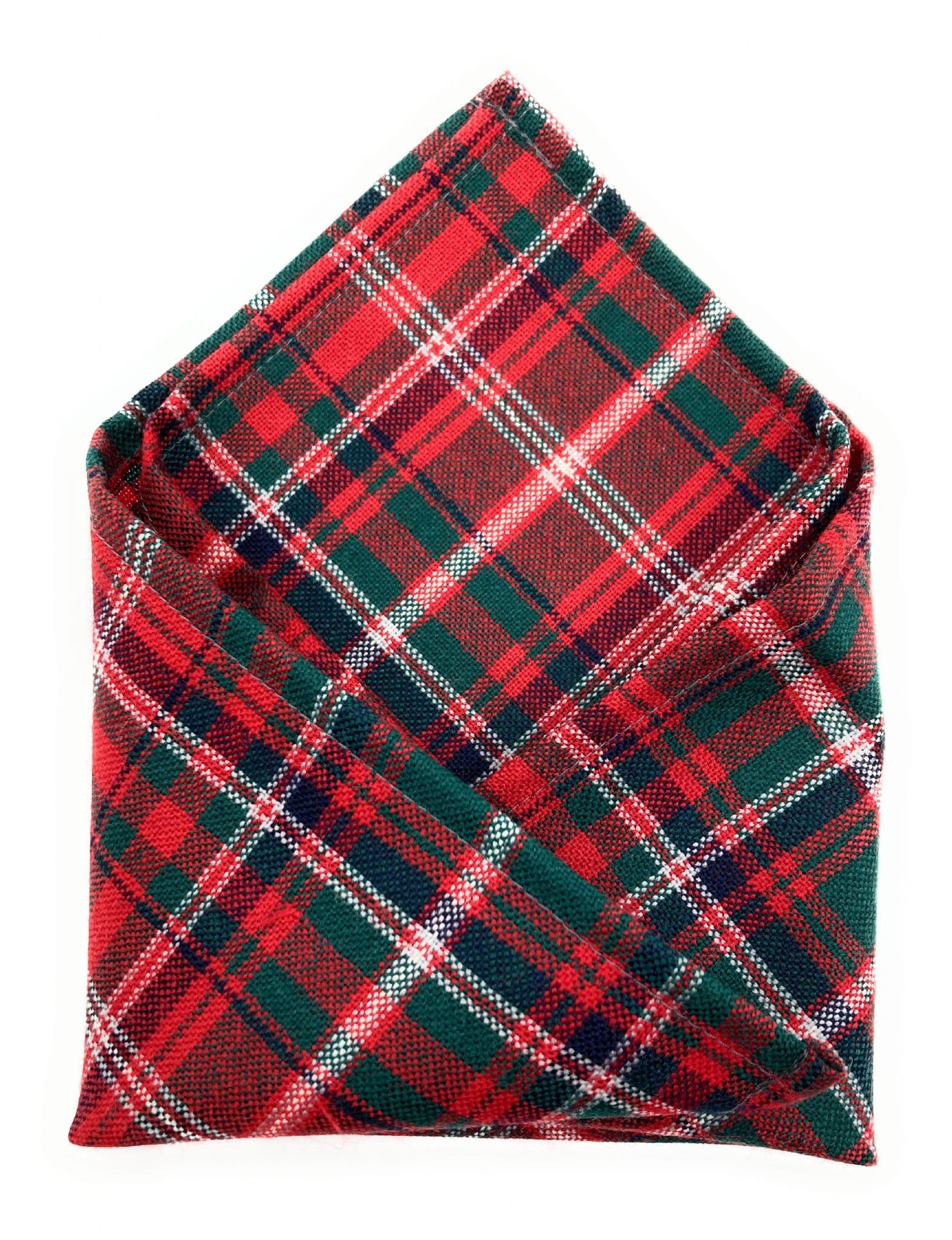 Gents Pure Wool MacDougall Tartan Pocket Square - Made In Scotland