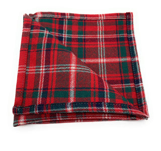 Gents Pure Wool MacDougall Tartan Pocket Square - Made In Scotland