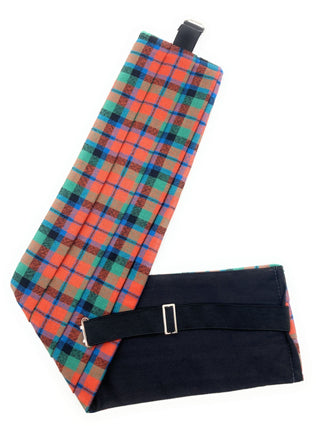 Gents Pure Wool MacDuff Ancient Tartan Cummerbund Made In Scotland