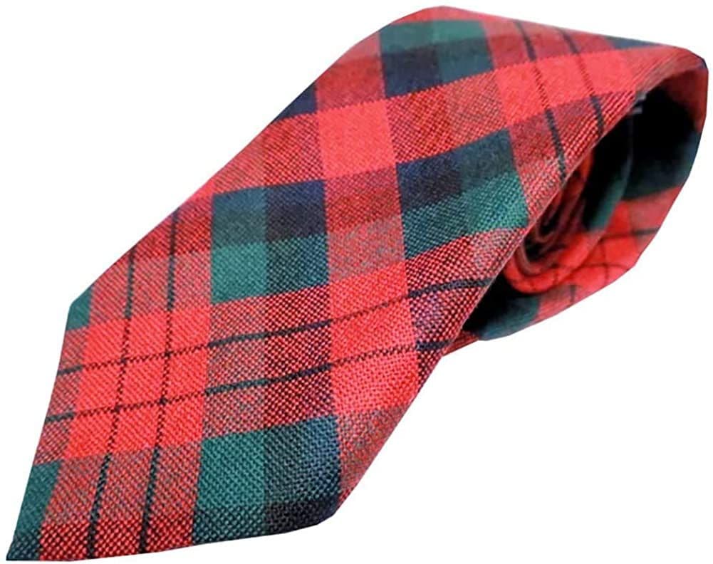 Gents Pure Wool MacDuff Tartan Tie  Made in Scotland