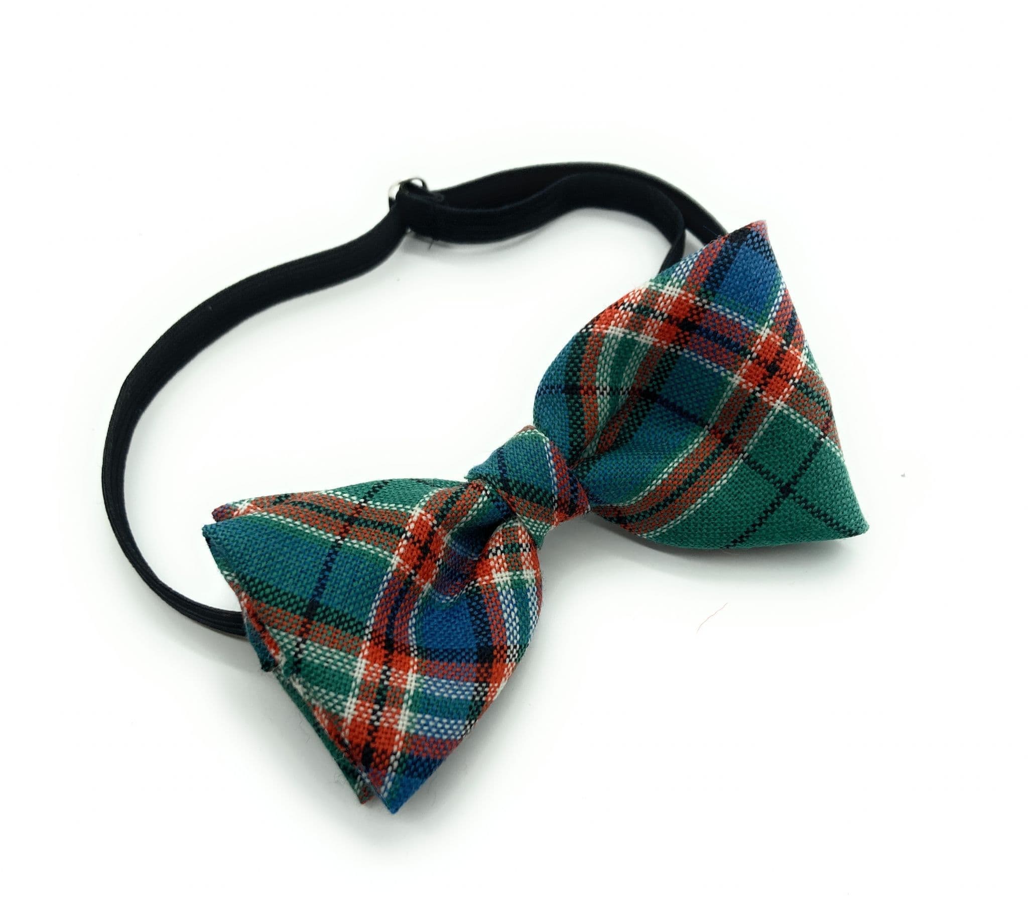 Gents Pure Wool MacFarlane Hunting Ancient Tartan Bow Tie Made in Scotland
