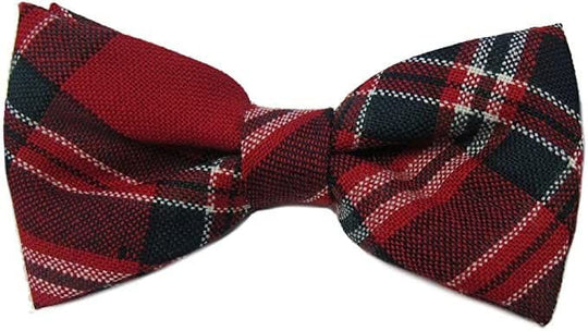 Gents Pure Wool Macfarlane Tartan Bow Tie Made in Scotland