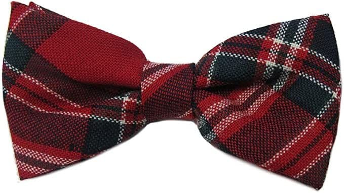 Gents Pure Wool Macfarlane Tartan Bow Tie Made in Scotland