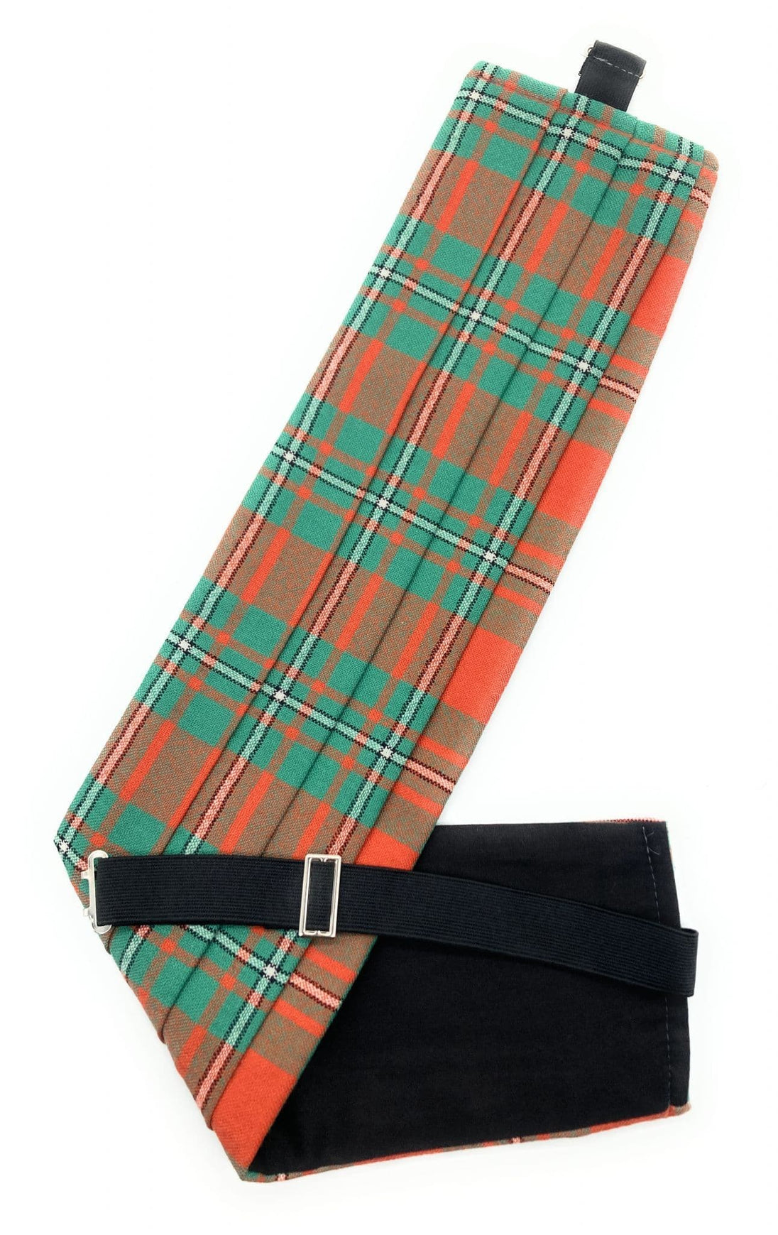 Gents Pure Wool MacGregor Ancient Tartan Cummerbund Made In Scotland