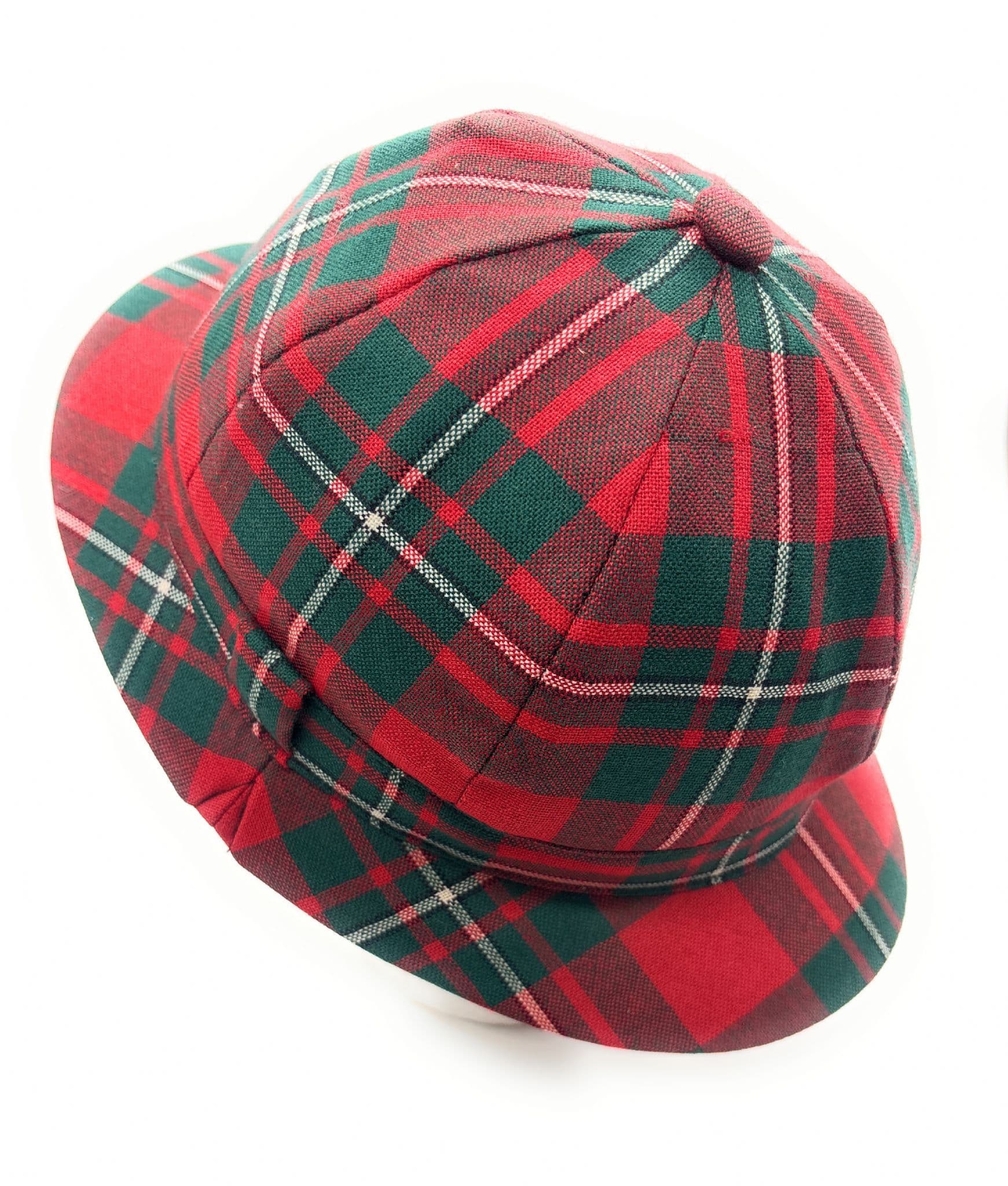 Gents Pure Wool MacGregor Modern Tartan Deerstalker Hat - Made in Scotland