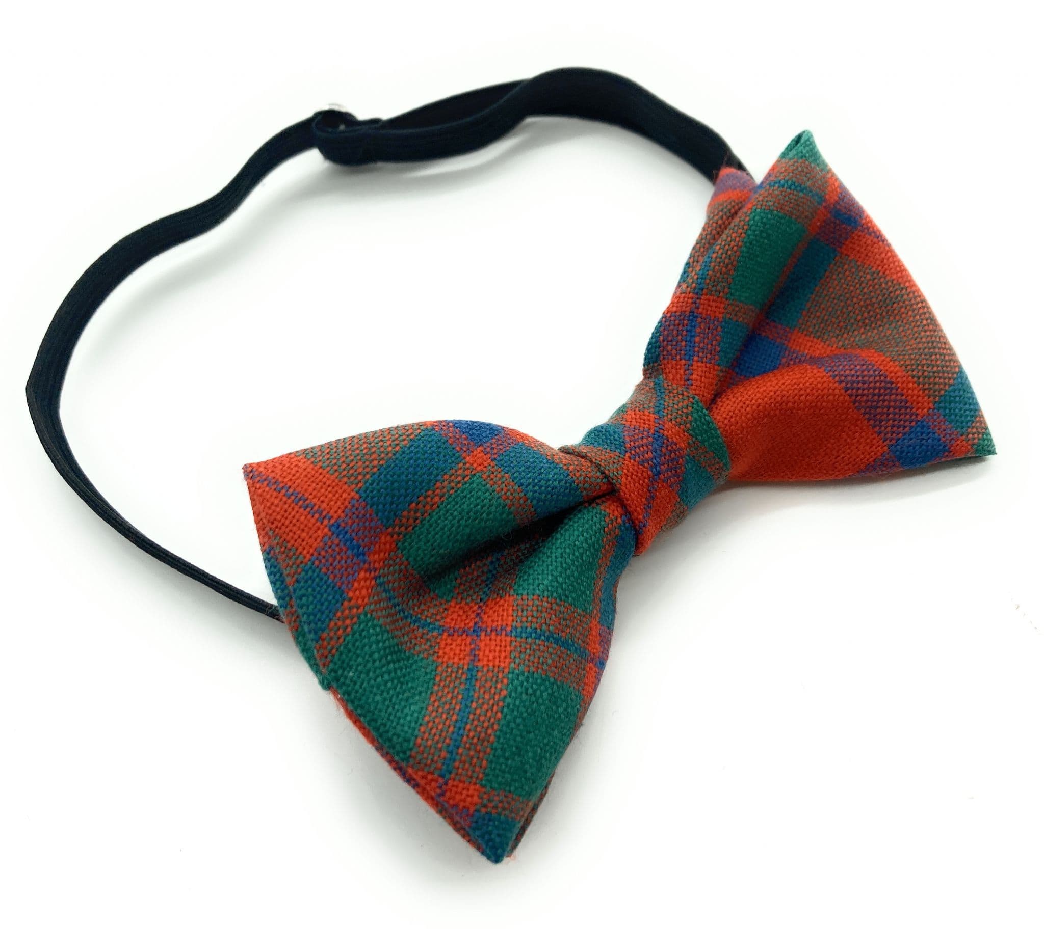 Gents Pure Wool Macintosh Ancient Tartan Bow Tie Made in Scotland